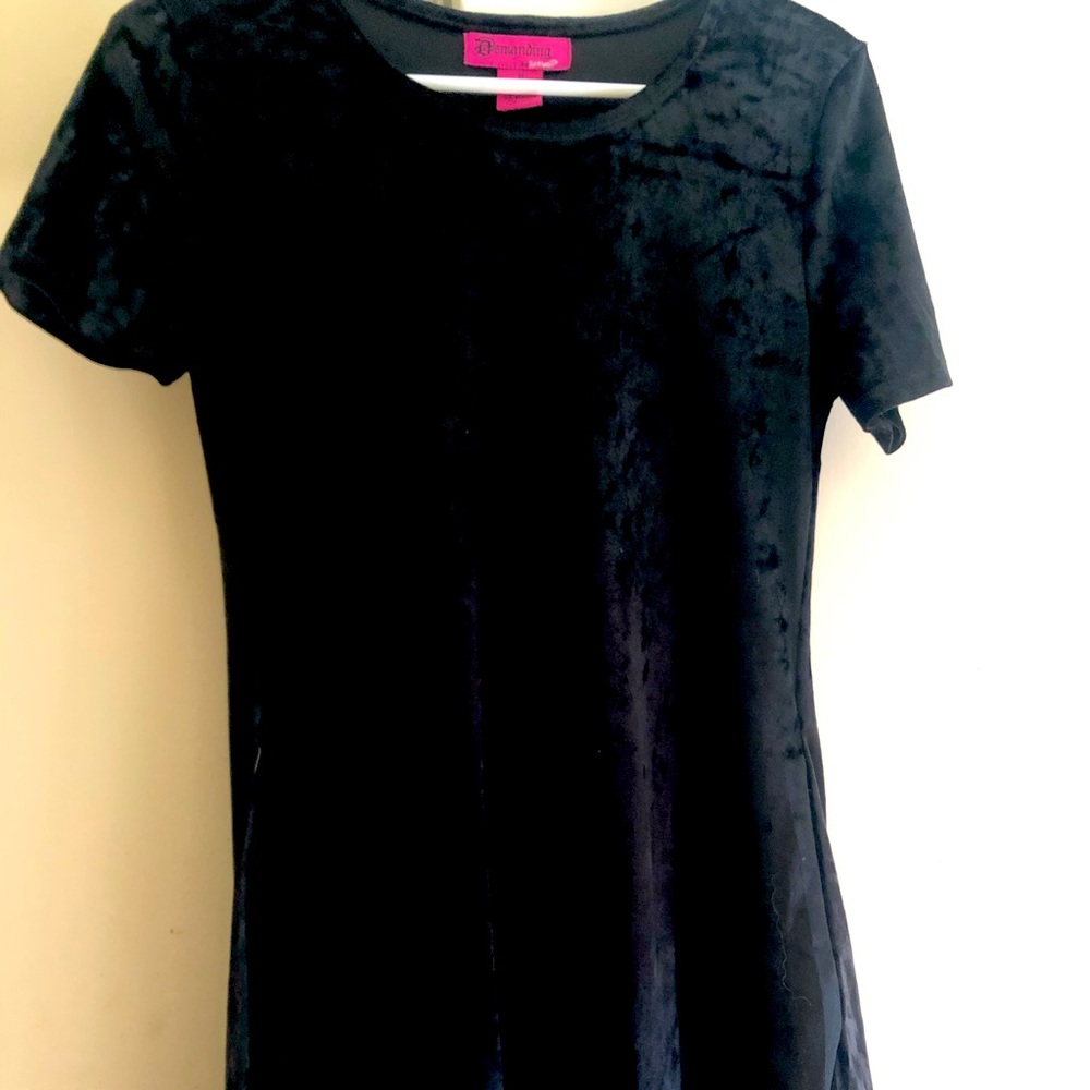 Black velvet dress vintage 90’s